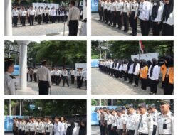 Bapas Makassar Internalisasikan Nilai Zona Integritas Melalui Apel Pagi Pegawai