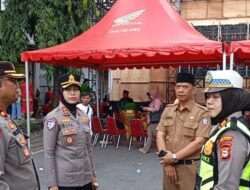 Camat Wajo Bersama Kapolres Pelabuhan dan Jajaran Tinjau Kondisi Keamanan Wilayah