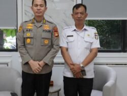 Menjalin Lintas Kemitraan, Camat Wajo Kunjungan ke Karo SDM Polda Sulsel