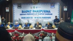 KEPALA POS BAPAS MAKASSAR DI PAREPARE HADIRI RAPAT PARIPURNA HARI JADI KE-66 KOTA PAREPARE