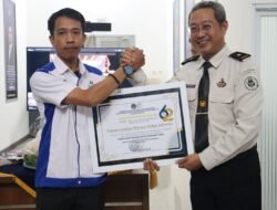 APRESIASI MITRA, BAPAS MAKASSAR SERAHKAN PIAGAM PENGHARGAAN USAI RAIH PRESTASI NASIONAL
