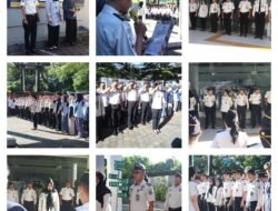 GELAR APEL PAGI, KETUA TIM ZI BAPAS MAKASSAR: PASTIKAN TAK ADA SEHELAI TISSUE BERSERAKAN DI RUANG LAYANAN