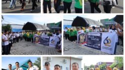 SEMANGATKAN HARI BHAKTI PEMASYARAKATAN KE-62, BAPAS MAKASSAR IKUTI JALAN SANTAI KANWIL DITJENPAS SULSEL