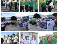 SEMANGATKAN HARI BHAKTI PEMASYARAKATAN KE-62, BAPAS MAKASSAR IKUTI JALAN SANTAI KANWIL DITJENPAS SULSEL