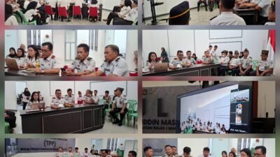 KABAPAS MAKASSAR LUNCURKAN “KLINIK KINERJA” SAAT APEL PAGI PEGAWAI