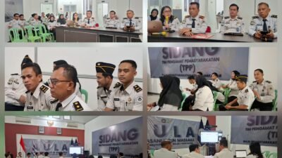 APEL AWAL PEKAN, KABAPAS MAKASSAR MONITORING PENYELESAIAN LITMAS MELALUI APLIKASI E-KINERJA PK