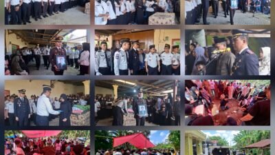 BAPAS MAKASSAR GELAR UPACARA PELEPASAN JENAZAH ALM. MANRIOGAU, KABAPAS: ALMARHUM SOSOK PEKERJA KERAS