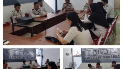 GELAR RAPAT STRUKTURAL AWAL PEKAN, BAPAS MAKASSAR EVALUASI KINERJA HINGGA DUKUNG KETAHANAN PANGAN