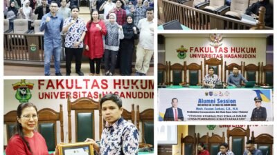 PK BAPAS MAKASSAR JADI NARASUMBER KULIAH UMUM FAKULTAS HUKUM UNHAS BAHAS ETIOLOGI KRIMINALITAS REMAJA