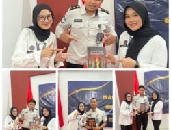 PESERTA MAGANG HUB KEMENAKER PERSEMBAHKAN BUKU BELANTARA BARU PEMASYARAKATAN UNTUK BAPAS MAKASSAR