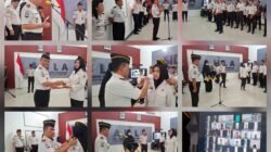APEL PAGI BAPAS MAKASSAR DIRANGKAIKAN PENYEMATAN KENAIKAN PANGKAT PEGAWAI