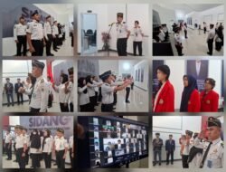 PIMPIN APEL PAGI, KASUBAG TU BAPAS MAKASSAR INGATKAN KEDISIPLINAN PENGGUNAAN ATRIBUT DINAS