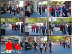 BAPAS MAKASSAR GELAR LATIHAN BARIS-BERBARIS BAGI PESERTA MAGANG