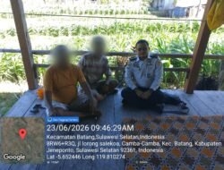 LAKUKAN PENGAWASAN KLIEN INTEGRASI, PK BAPAS MAKASSAR APRESIASI KEMANDIRIAN PETANI JAGUNG DI JENEPONTO