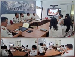 IKUTI PENGUATAN KAKANWIL DITJENPAS SULSEL, BAPAS MAKASSAR SIAP PERKUAT DISIPLIN DAN INTEGRITAS PEGAWAI