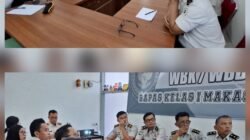 TINGKATKAN KINERJA ORGANISASI, KABAPAS MAKASSAR PIMPIN RAPAT KOORDINASI SUB BAGIAN TATA USAHA