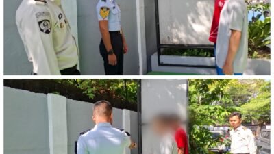 LATIH KEDISIPLINAN KLIEN ANAK, BAPAS MAKASSAR GELAR PEMBINAAN BARIS-BERBARIS DI GRIYA ABHIPRAYA SOMBERE