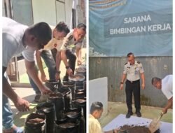 DUKUNG KETAHANAN PANGAN, KLIEN BAPAS MAKASSAR TANAM BIBIT DI SARANA BIMBINGAN KERJA