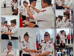 APEL PAGI DIRANGKAIKAN PENYEMATAN TANDA KENAIKAN PANGKAT, KABAPAS MAKASSAR: SETIAP PERJALANAN KARIER ADALAH LEGASI PENGABDIAN
