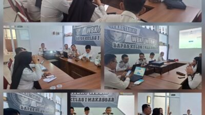 TINGKATKAN KUALITAS LINGKUNGAN KERJA, BAPAS MAKASSAR PERKENALKAN APLIKASI KEBERSIHAN PRIMA DALAM RAPAT PEJABAT STRUKTURAL