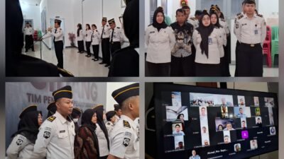 PIMPIN APEL PEGAWAI, KABAPAS MAKASSAR TEKANKAN BUDAYA KEBERSIHAN LINGKUNGAN KANTOR