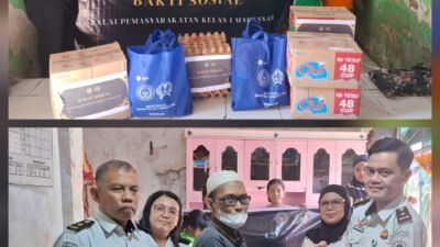 BAPAS MAKASSAR GELAR BAKTI SOSIAL RUTIN, WUJUDKAN PEMASYARAKATAN YANG BERDAMPAK BAGI MASYARAKAT
